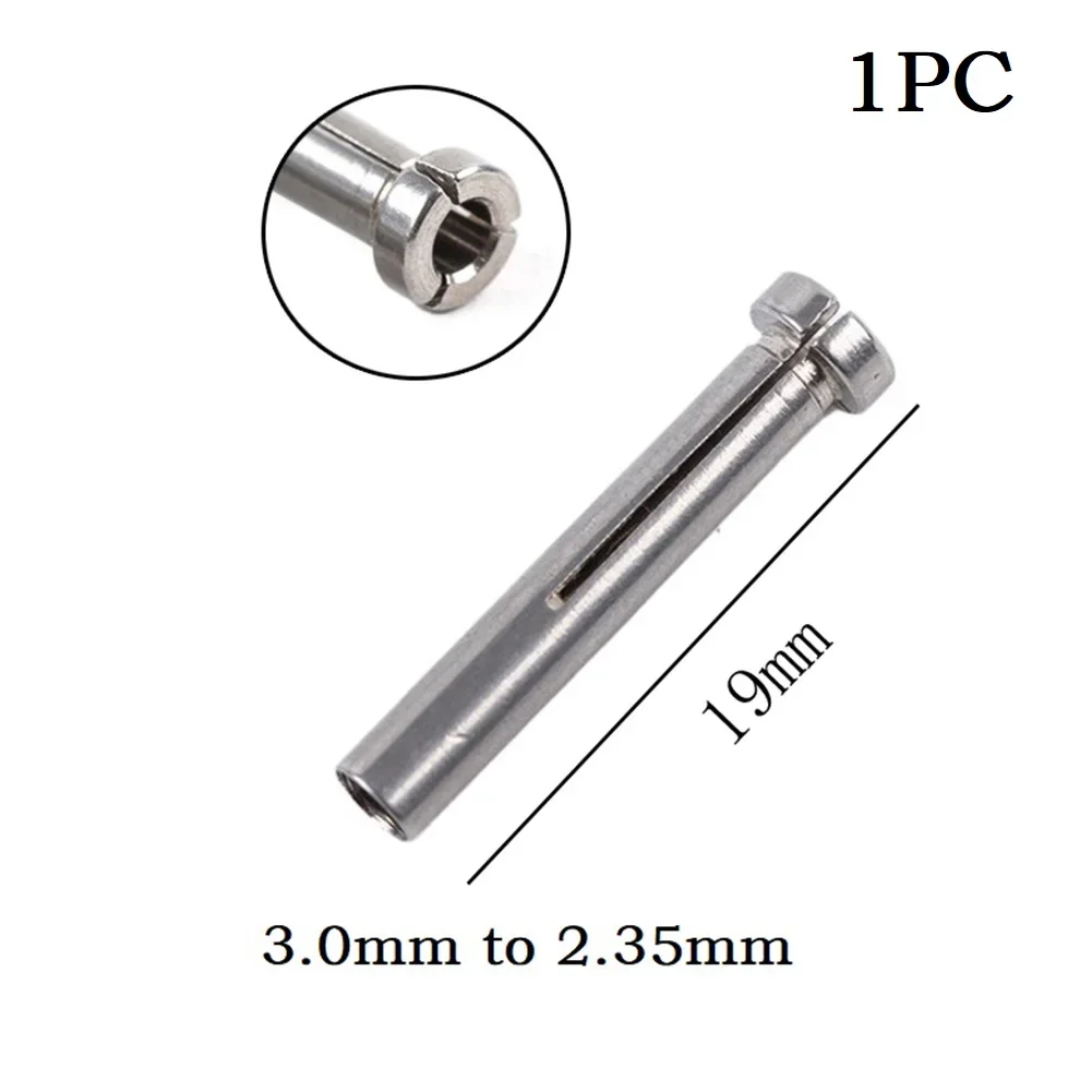 Convertitore per trapano mandrino 1pc da 2.35 a 3/3.175mm testa di conversione per pinza adattatore per trapano elettrico per macchine per incidere