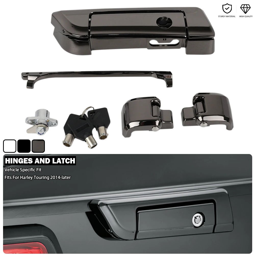 Tour Pack Hinges And Latch Kit Fits For Harley Softail Pro Street Breakout Electra Glide Road King CVO ST/SE Touring 2014-2026