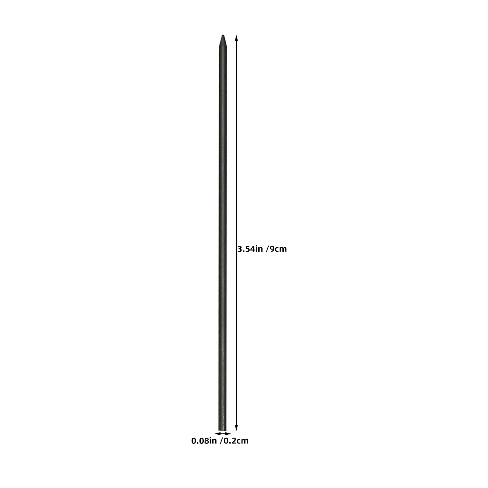 800Pcs Automatic Pencil Lead 2.0mm Black Hb Replacement for Technical Drawing Sketch Writing Office and School Use