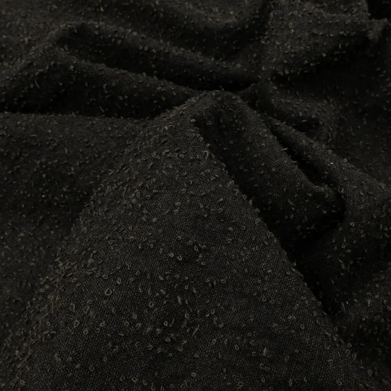 

Premium Wool Blend Fabric Charcoal Black Wrinkle Resistant Durable for Suit Jacket Dress Skirt Designer DIY Sewing Accessories