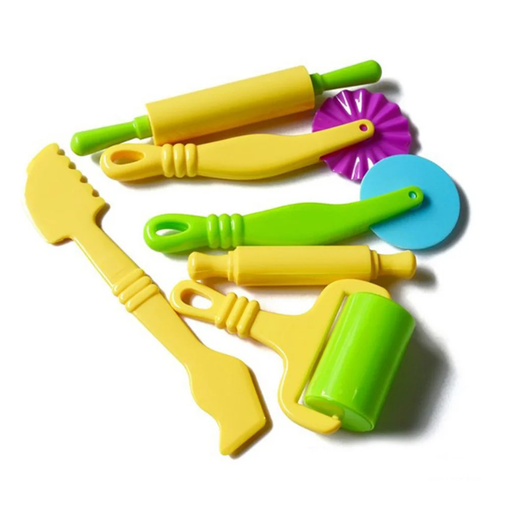 Ensemble d'outils en pâte à modeler pour enfants, jeu créatif, développement éducatif avec extrudeuse de moule, couleurs vives, couleur aléatoire, 32 pièces