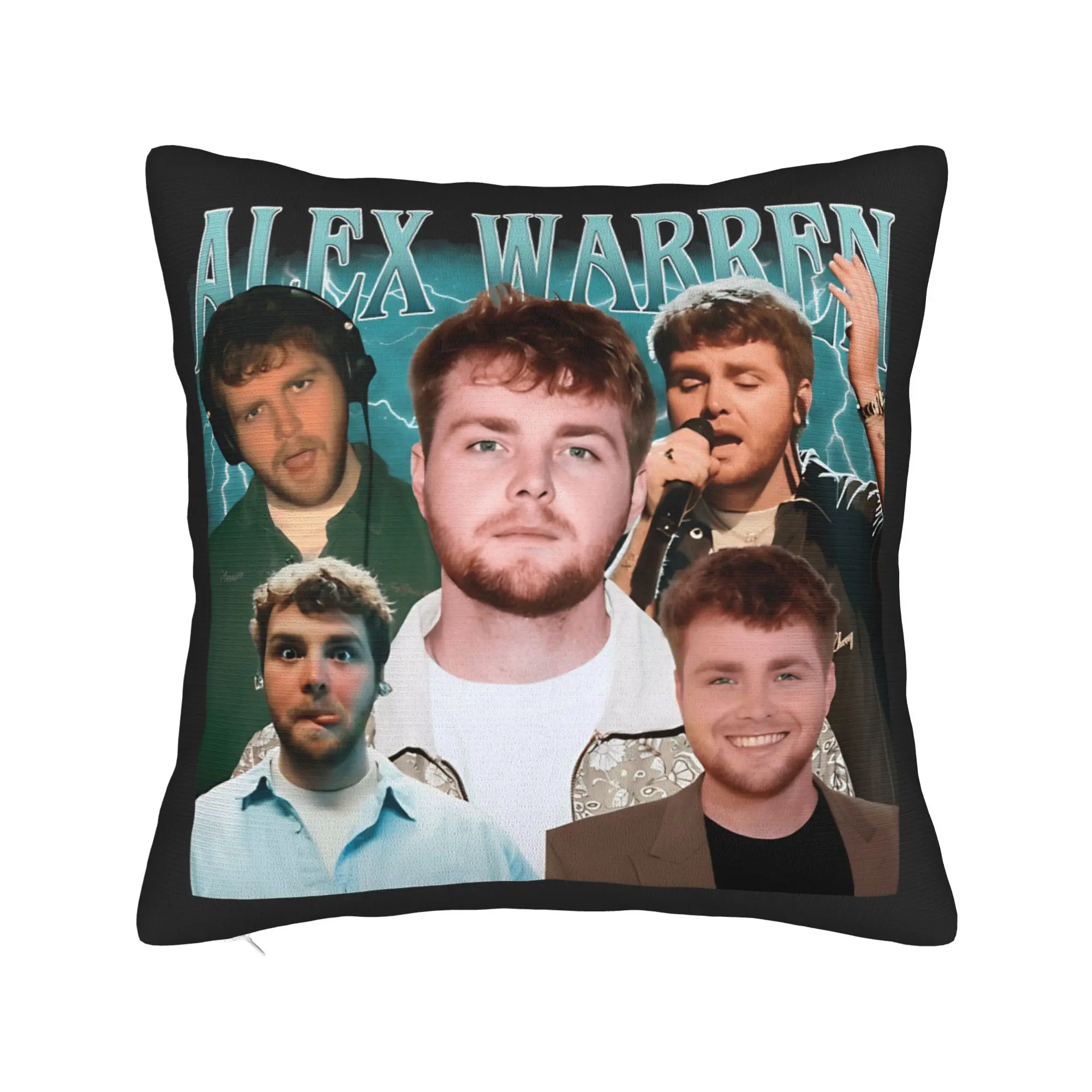 Singer A-Alex W-Warren Pillow Cover  Custom Cushion Cover Morden Pillow Case For Office Car Home Decor