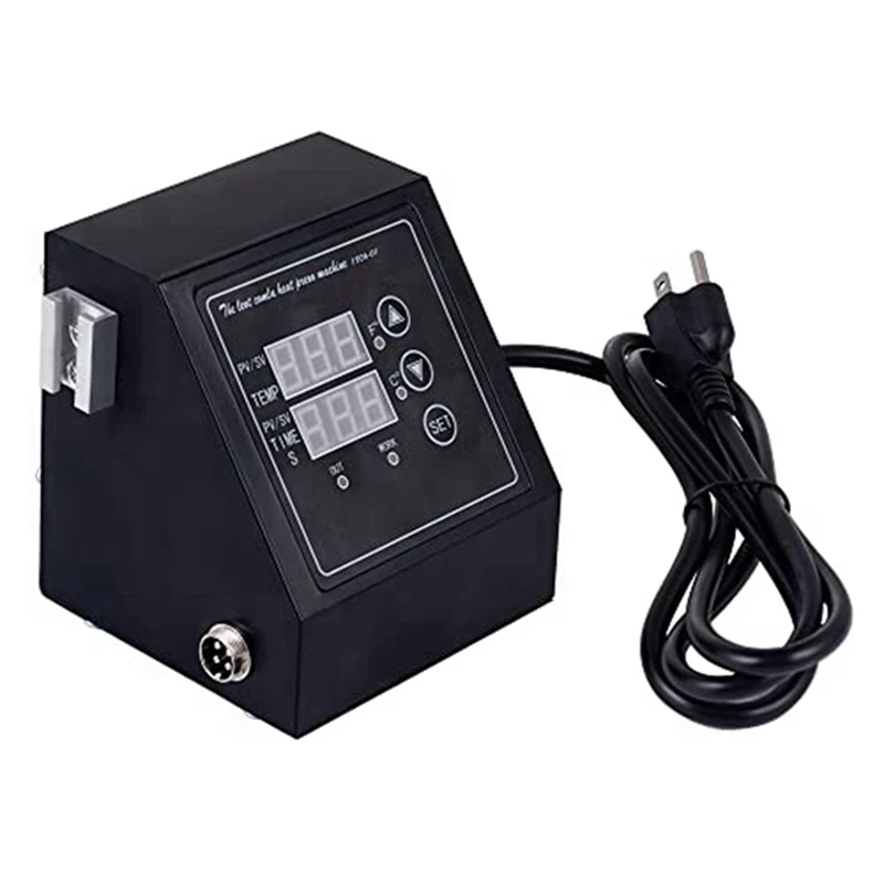 New Heat Press Control Box Replacement Digital Panel Accessory Machine 1400W Temperature Controller 110V US Plug