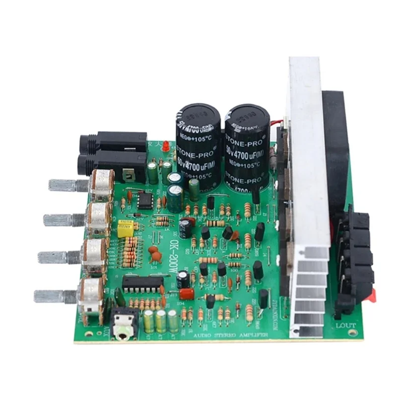 

A25R-New OK200W 2Channel 4-8Ohm Amplifiers Module Board Double Group AC18-26V 2 Channel Power Amplifiers Board Finished