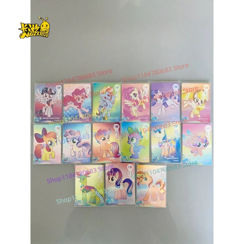 cartas-oficiais-e-autenticas-my-little-pony-da-kayou-vendidas-separadamente-pacote-shining-moon-onda-4-ur-starlight-glimmer-sunset-shimmer
