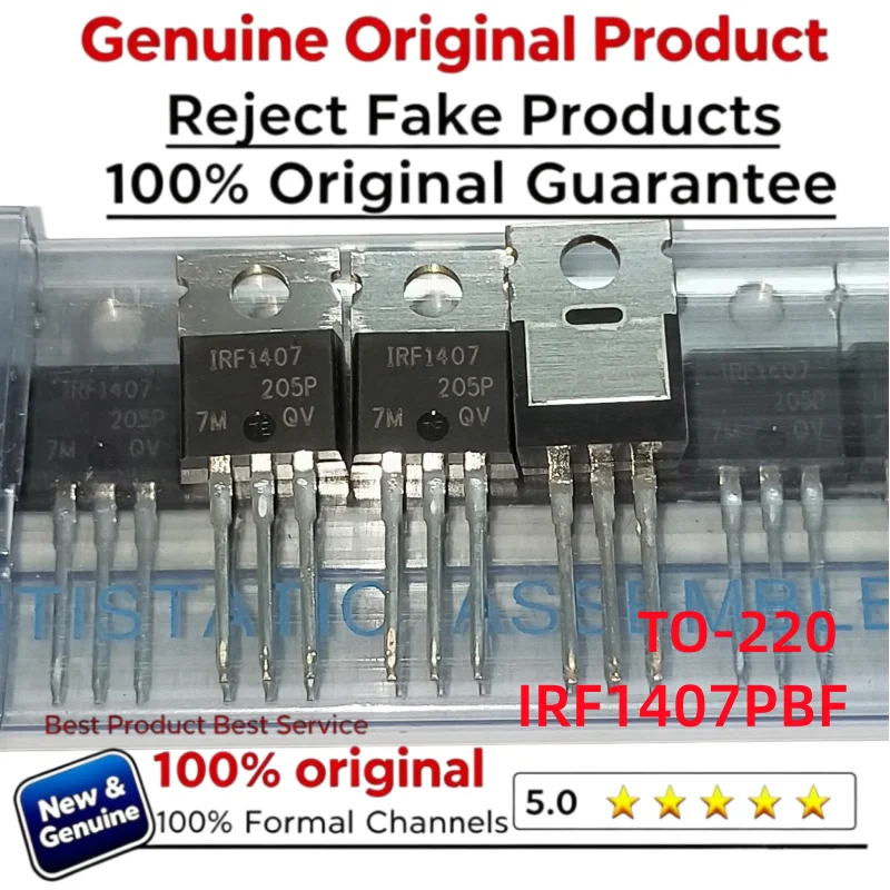 10-50PCS 100% new imported original IRF1407 IRF1407PBF FET 130A 75V Transistors TO-220
