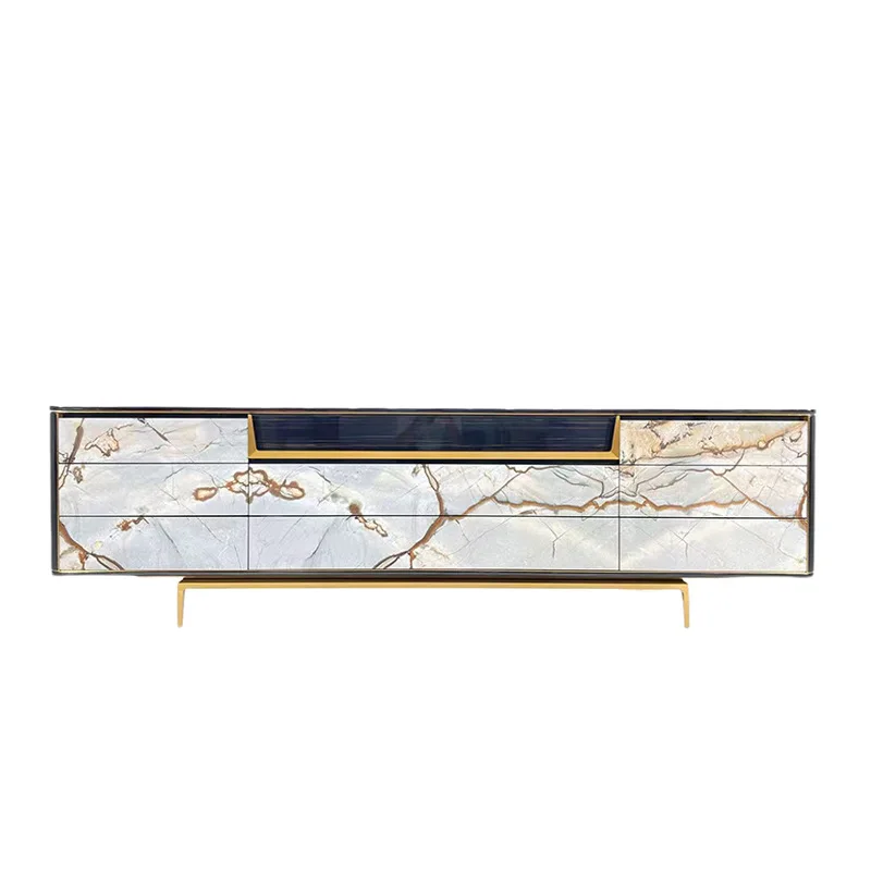 Italian light luxury locker, simple living room household large apartment TV cabinet