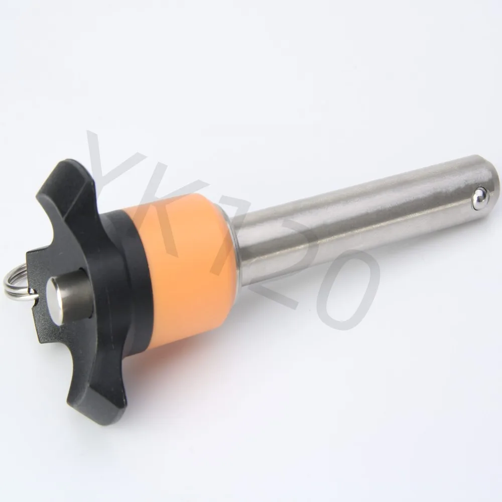 

YK120 Plastic Knob Push Button Safety Pin Quick Release Self-locking Ball Lock Pin For Locating
