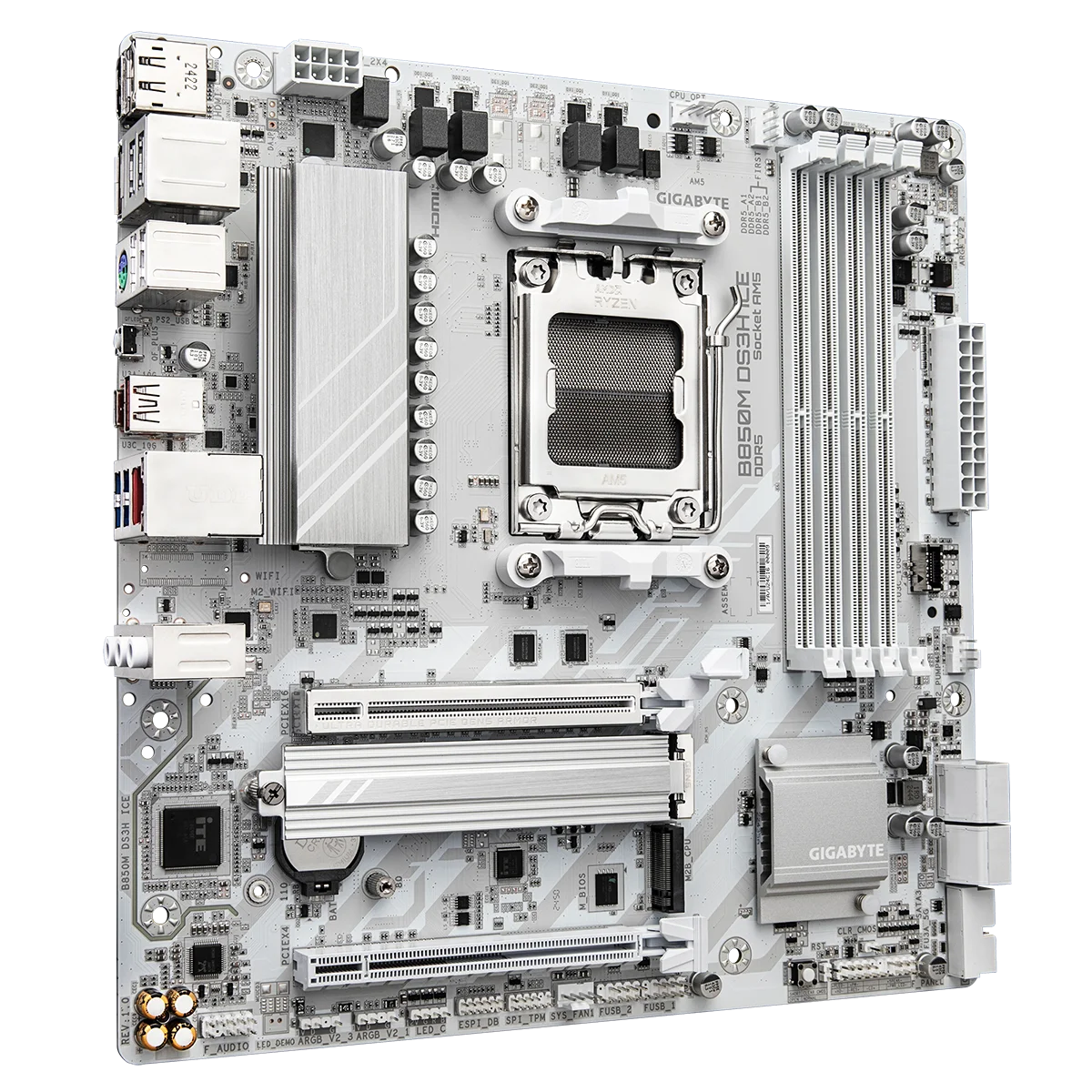 2025 신형 B850M DS3H ICE 마이크로 ATX B850 메인보드 데스크탑 게이밍 메인보드 AMD B850 DDR5 PCIe 5.0 AM5 메인보드