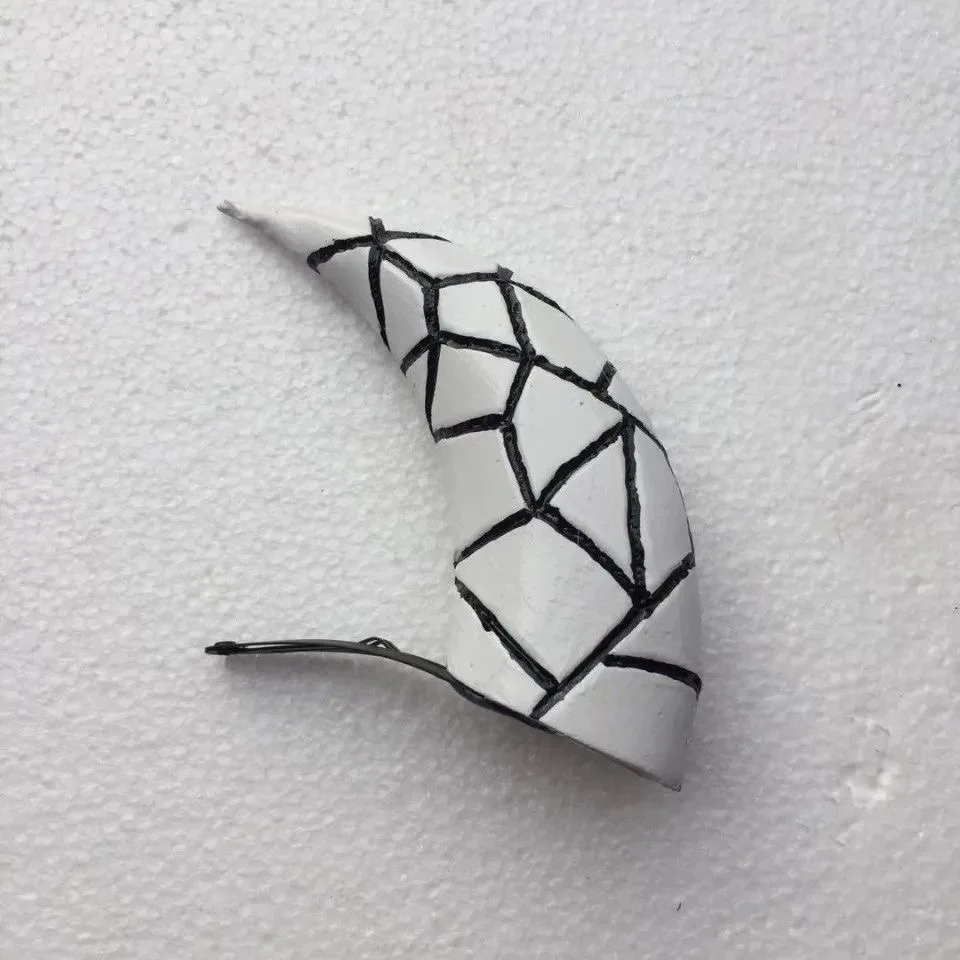 Accesorio de disfraz de Anime Nezuko, accesorio para la cabeza con cuernos, disfraz para Halloween, carnaval, fiesta, accesorios de juego de rol para mujer