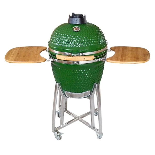 AUPLEX Barbeque  egg 21 Inch Ceramic BBQ Kamado Grill Multi Function Cooker Steam and Grill