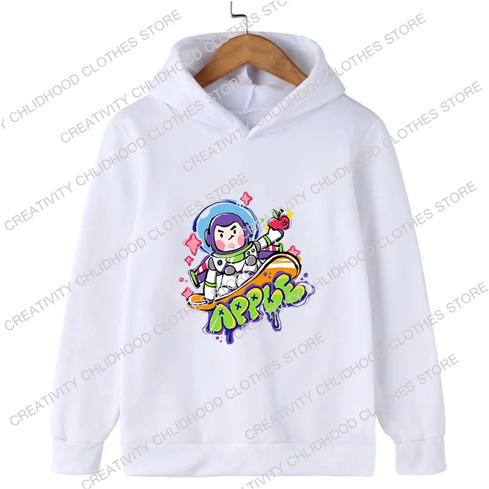 ToyStory-Sudadera con capucha de Disney para niño y niña, Jersey Kawaii de Bajo Lightyear, ropa informal de dibujos animados de Anime