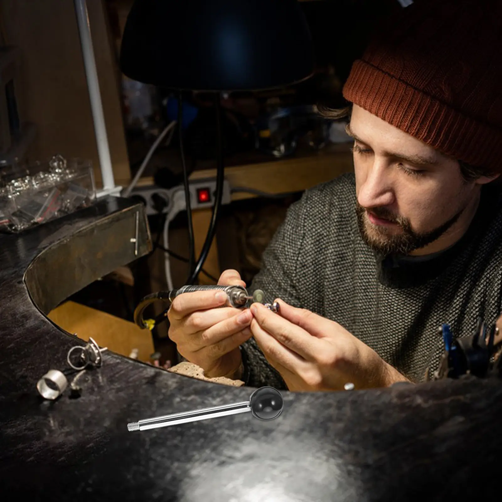 

Портативный станок для гибки колец с ручкой, для работы с металлом и пластиком, для изготовления ювелирных изделий своими руками, гибка серебра и меди без усилий, для творчества