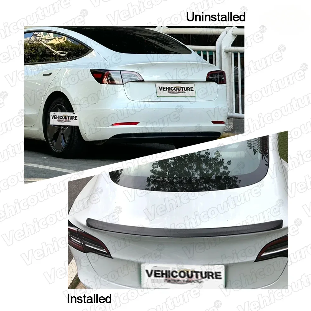 Upgrade Rear Wing Matte High Quality Car Accessories Dry Carbon Fiber Rear Wing Tail Body Kit For Model