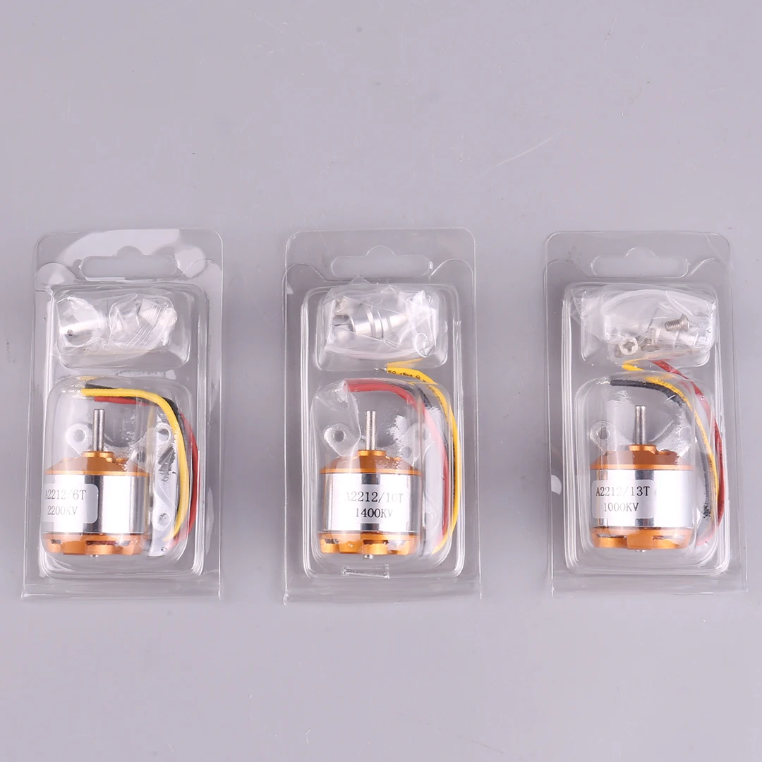 XXD A2212 Brushless Motor for Multi-Axis Fixed Wing Aircraft Model Airplane Motor KV1000/1400/2200 High Power Aircraft Engine