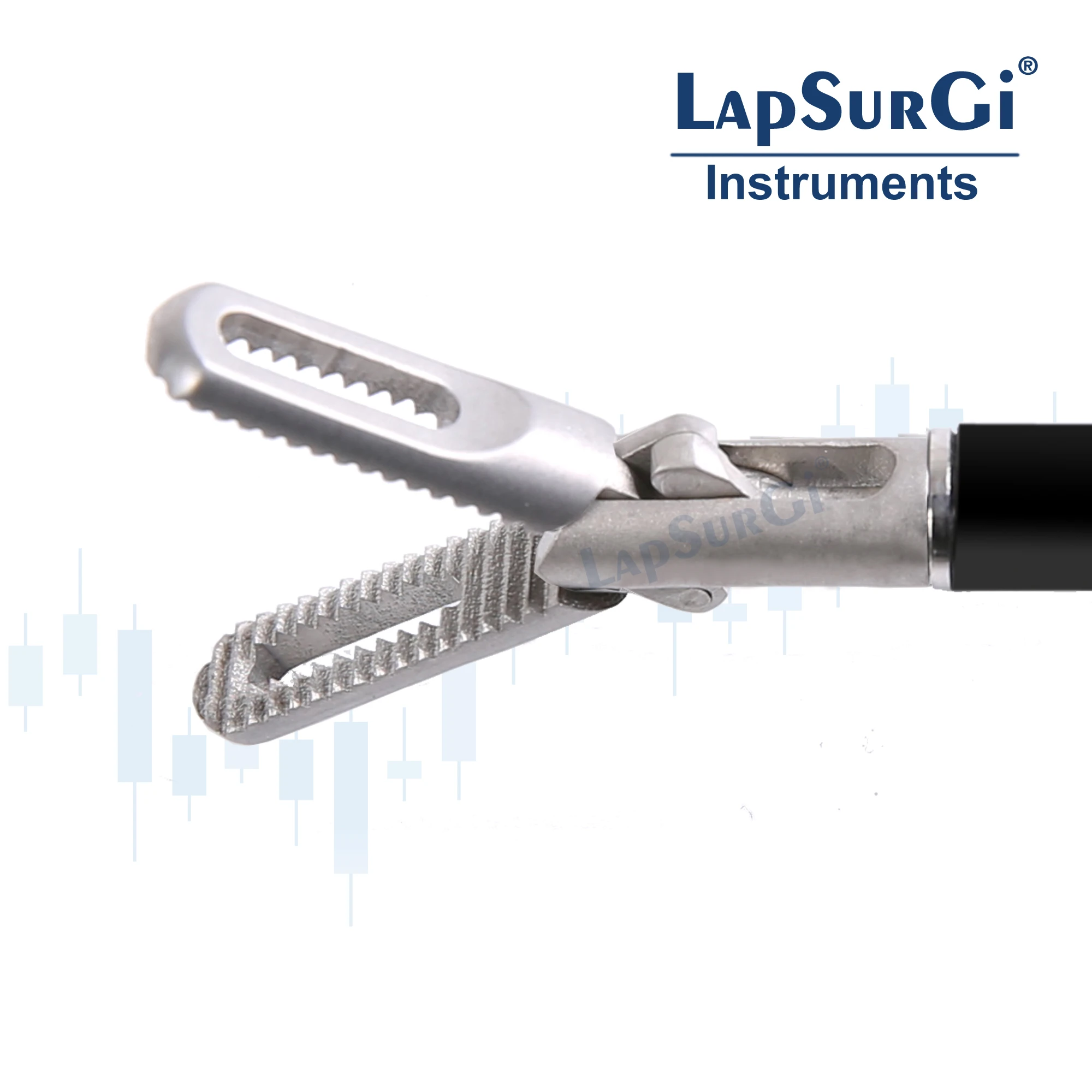 LapSurGi 5mm Reusable laparoscopic Johan Fenestrated Grasper Laparoscopic Surgical Instruments atraumatic fenestrated grasper