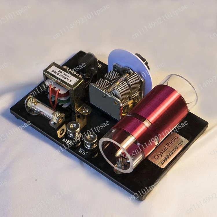 Retro Radio, Air Variable Capacitance Diode Detector with Impedance Converter - Retro AM Receiver (Battery Not Included)