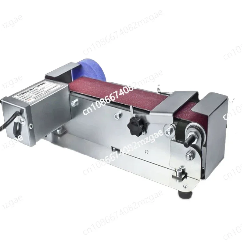 

Электрическая ленточная шлифовальная машина, 7 скоростей, регулируемая шлифовальная машина, ленточная шлифовальная машина «сделай сам», 110 В/220 В для столовых приборов, машина для заточки ленты, инструменты для полировки