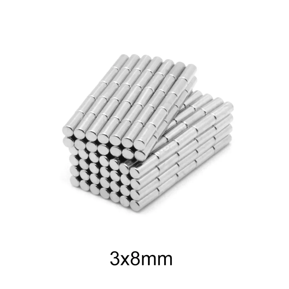 3x8 mm Search Minor disc Magnet 3X8mm Bulk Small Round Magnets 3x8mm Neodymium round N35 Strong Magnets 3*8 mm