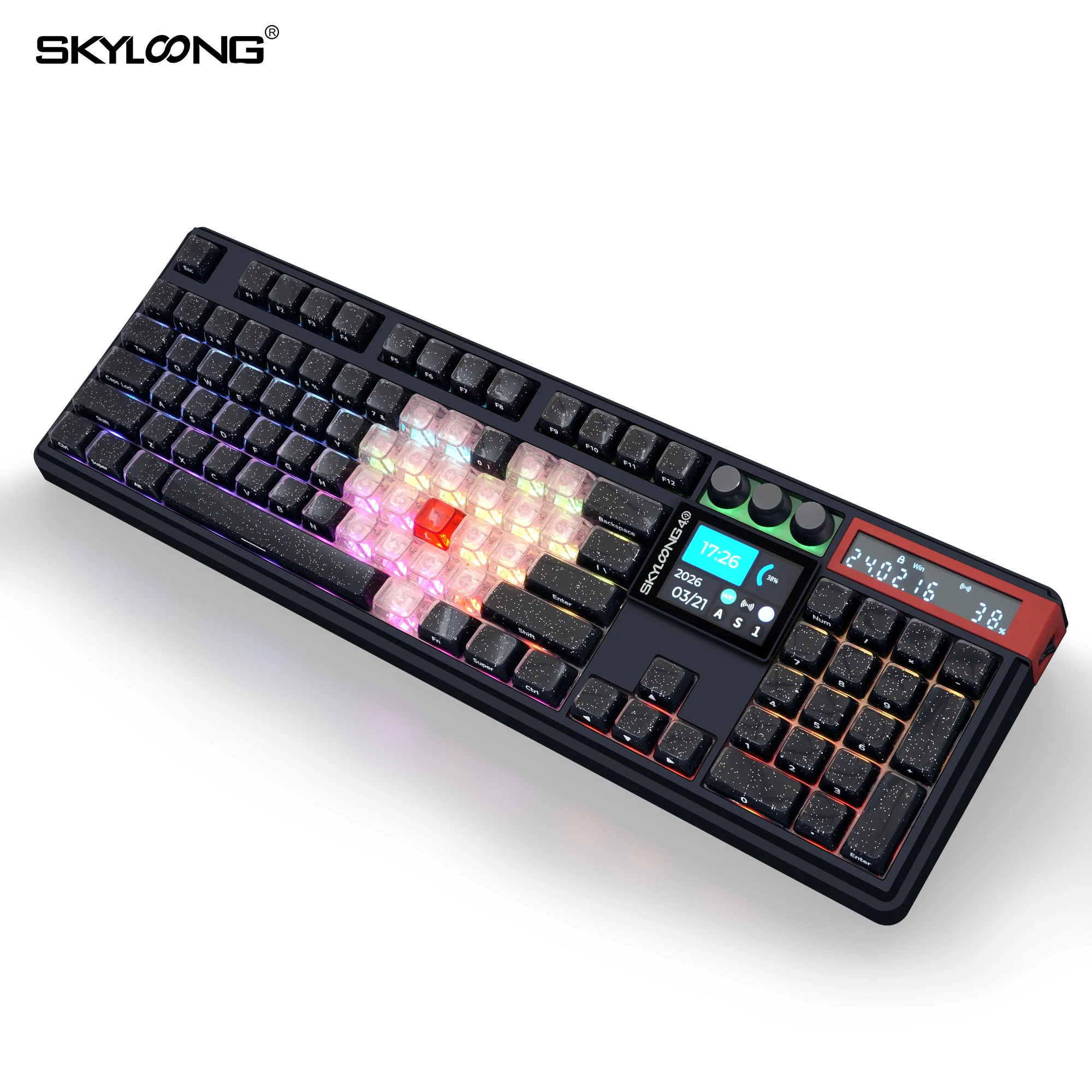 SKYLOONG GK104 Pro ワイヤレスメカニカルキーボード フルサイズ
