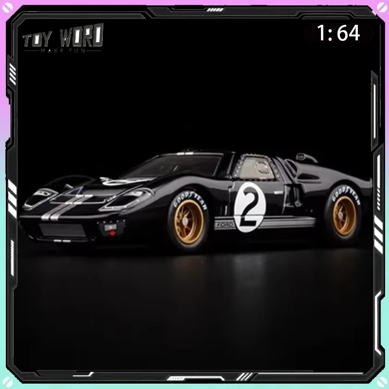 

Новая модель автомобиля Hot Wheels RLC: Ford GT40 MKII 1966, победитель Le Mans, №. 2 коллекционные модели автомобилей из сплава для детей, подарки для мальчиков-фанатов