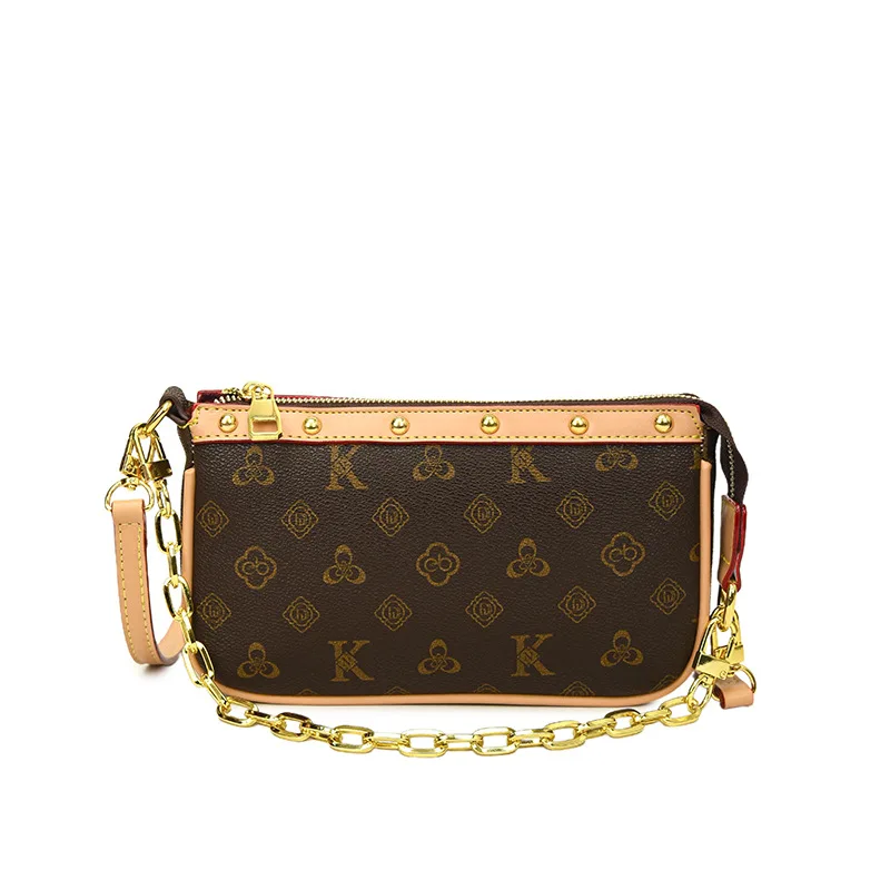 

2025 Women's Luxury Underarm Bag, Genuine Leather Multi-way Shoulder Crossbody Purse, Vintage Quilted Large Capacity Tote