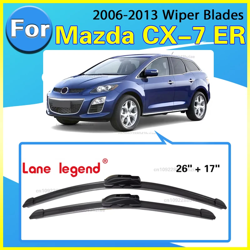 Frontscheibenwischerblatt Scheibenwischer Zubehör für Mazda CX-7 CX7 ER 2006–2013 2008 2009 2010 2011 2012