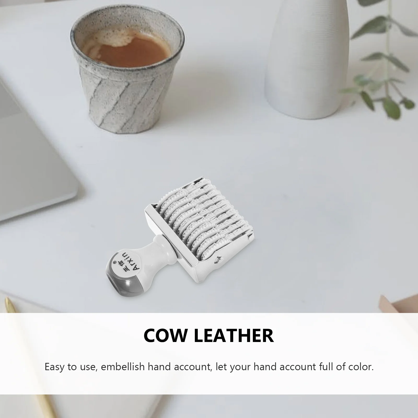 Rubber Date Stamp Stamper for File Small Number Rolling Accessory Handle Portable Office