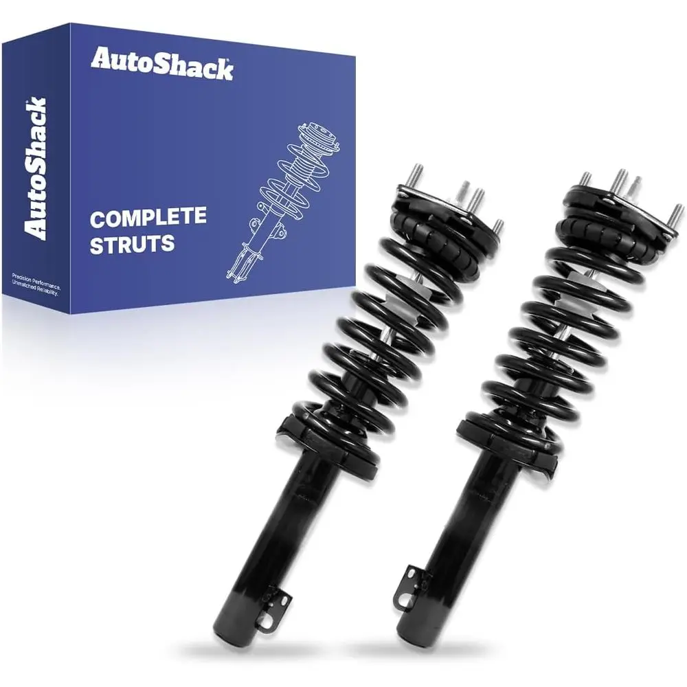 

AutoShack Front Complete Strut & Coil Spring Assemblies - Driver and Passenger Side for Jeep, Grand Cherokee 2005-2010 Commander