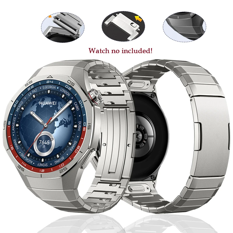 

Титановый ремешок, совместимый с Huawei Watch GT5pro, 46 мм, оригинальный легкий ремешок для часов Huawei Watch GT5Pro, 46 мм