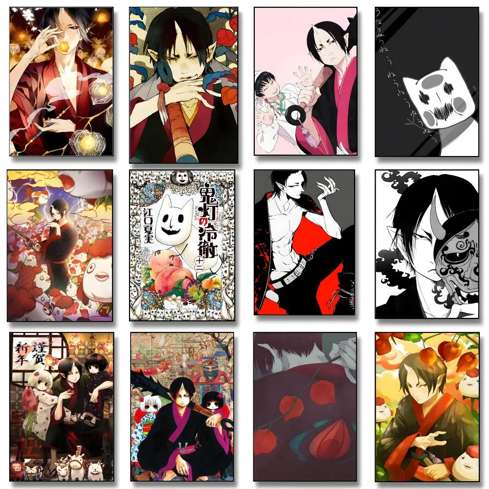 Related Movies H-Hoozuki no Reitetsu Poster Print Painting Home Decor for Bedroom Living Room Hallway
