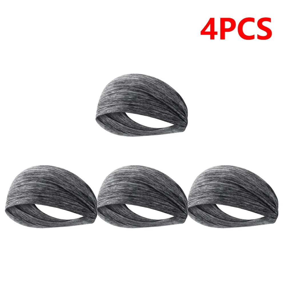 Elastic Sports Headbands Sweat Absorption Headdress Quick Dry Workout Headband Anti-slip Breathable Sweatbands for Yoga Running 썸네일 13