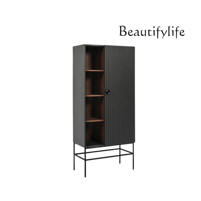 

Nordic Storage Display Magazine Side Cabinet Italian Simple Study Design Open Bookshelf