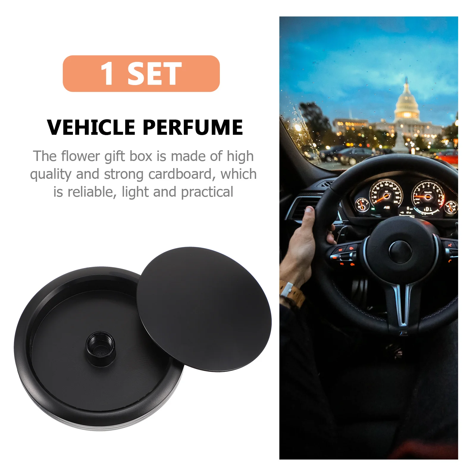 

1 Set Vent Air Freshener Durable Aluminum Alloy Reusable Aromatherapy Diffuser For Auto Car Interior Accessories Aroma Diffuser