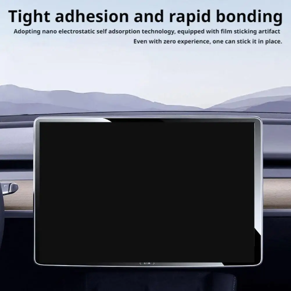 

for Tesla Screen Central Control Screen Film Navigation Tempered Film 2025 New Screen Protector Car Accessories F7y4