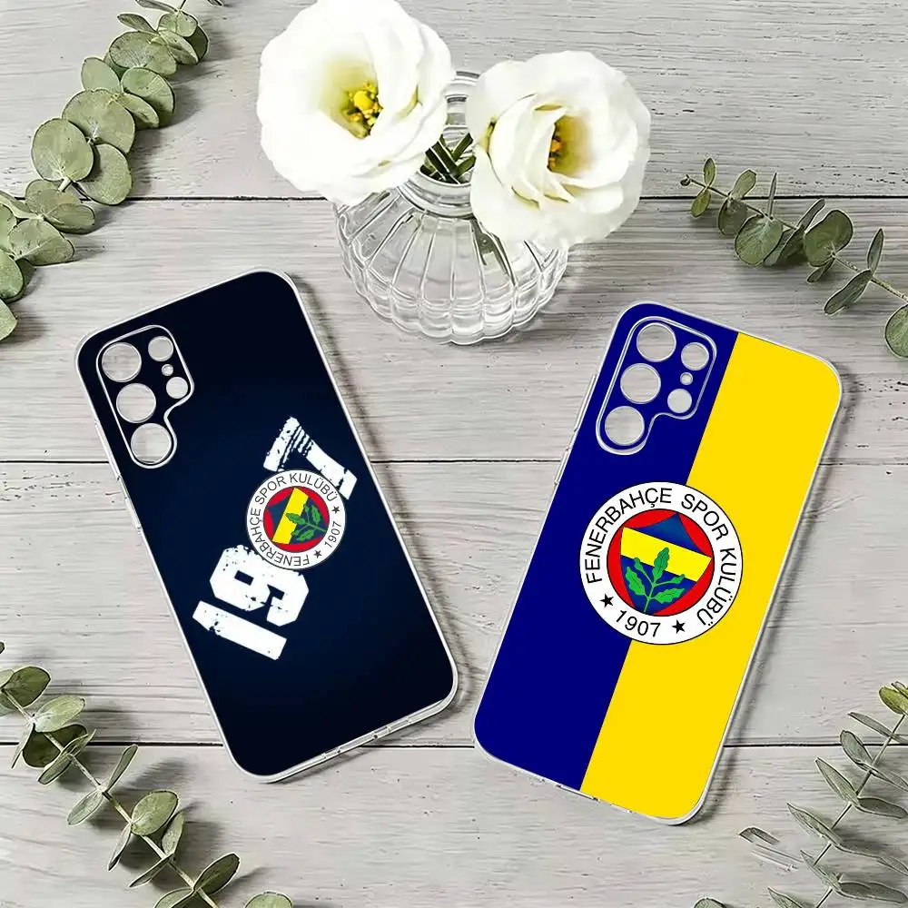 T-Turkey Fenerbahce-E   Clear Phone Case For Samsung S24 S23 S22 S21 S20 S10 Note 20 Ultra Note 10