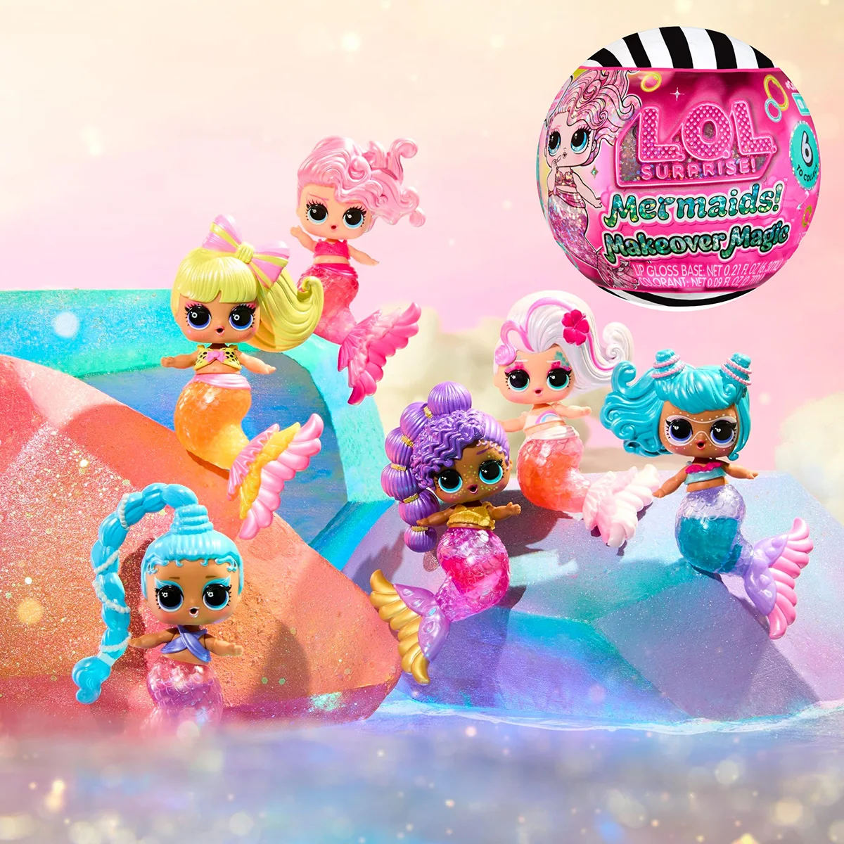 MGA MGA LOL Surprise Mermaids Blind Ball Water Reveal Mystery Doll Mermaid Figure Collectible Doll Series Surprise Gift - Aliexpress Deal