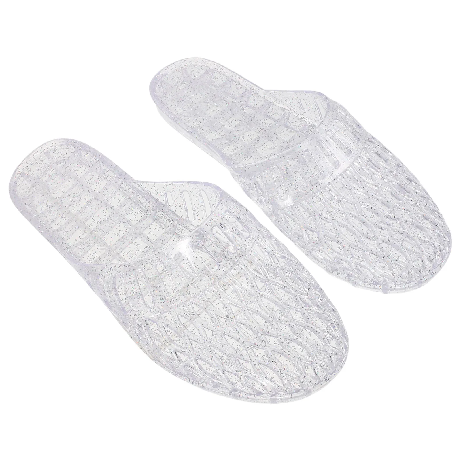 

Crystal Hollow Slippers Transparent Summer Women Non Slip Breathable S Waterproof Indoor Outdoor Shoes
