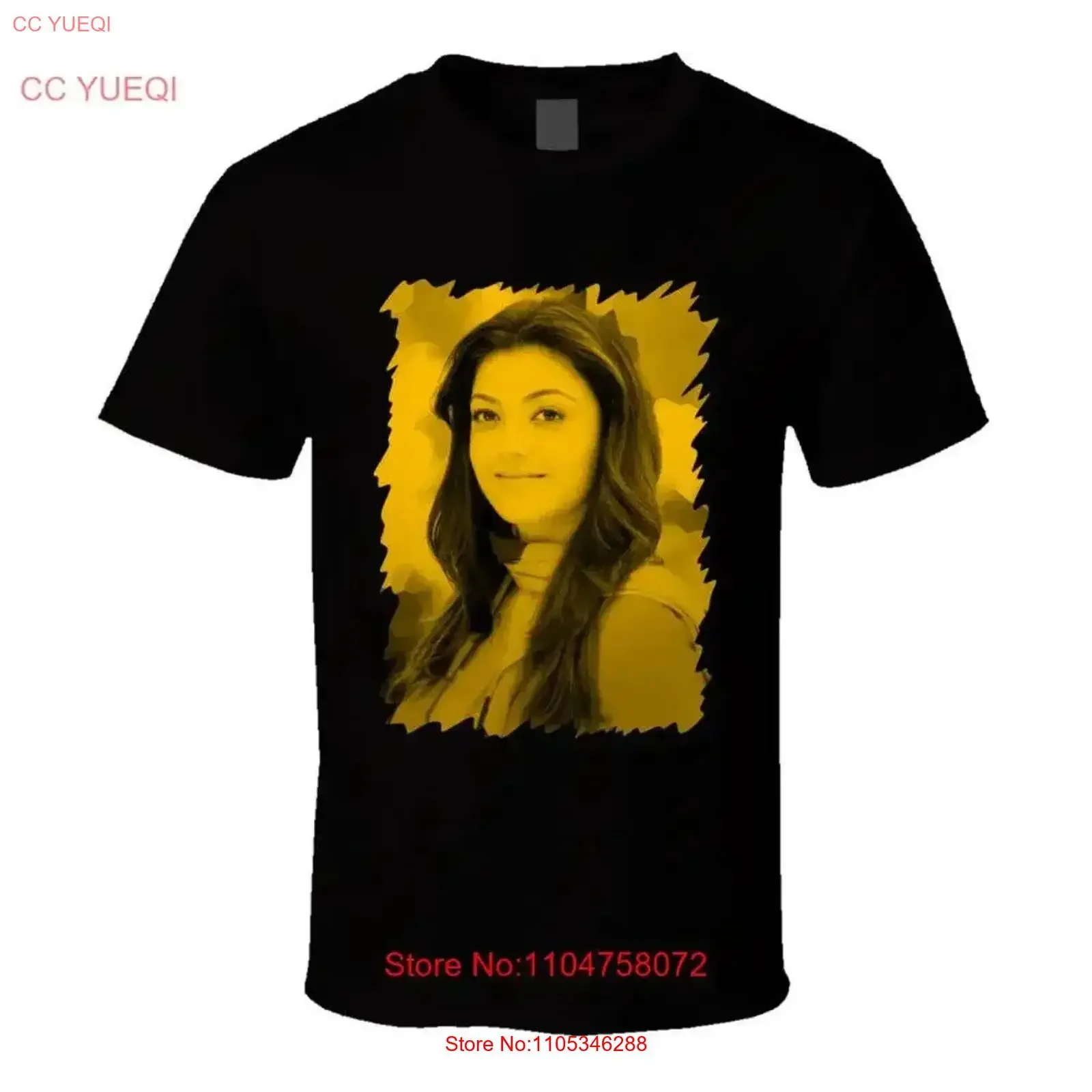 Kajal Agrawal Neon Color T Shirt vintage Washed designer clothes Top For Everyday Wear Stylish graphic homme Soft  vintage