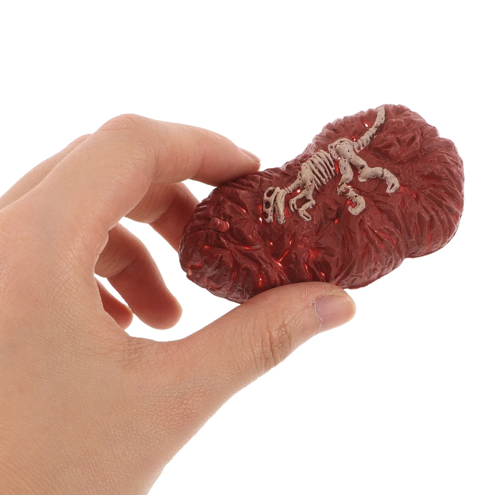 50 szt. Symulowane foszylie dinozaurów, mini dekoracje do krajobrazu piaskowego, ozdoby na biurko, artystyczne okazy, relaksujące i edukacyjne.