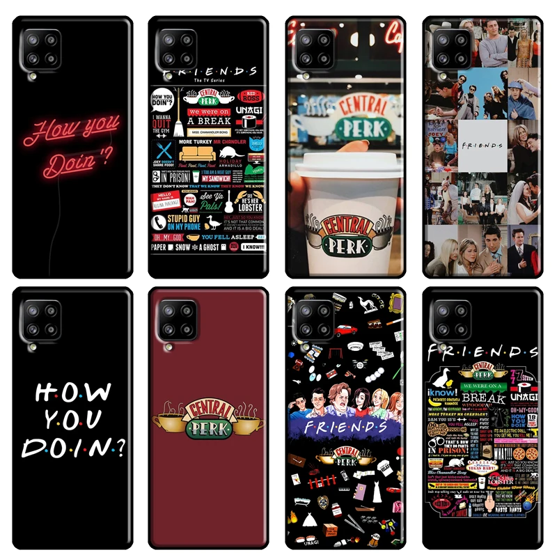 Central Perk Coffee Friends TV Show For Samsung Galaxy A20e A21S A50 A70 A72 A51 A71 A52 A02S A12 A42 A31 A41 A42 Phone Case