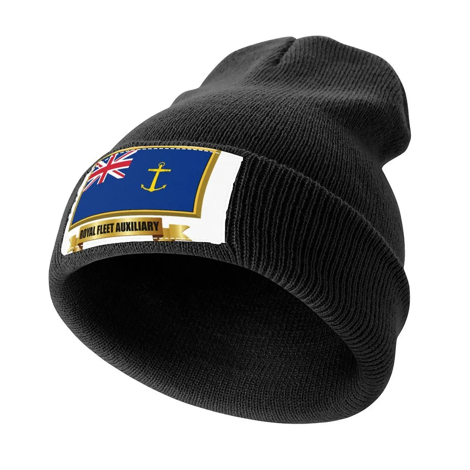 ROYAL FLEET AUXILIARY Blue Ensign Gifts, Masks, Stickers & Products (N) Knitted Cap Hood Vintage Sunhat Luxury Woman Men's