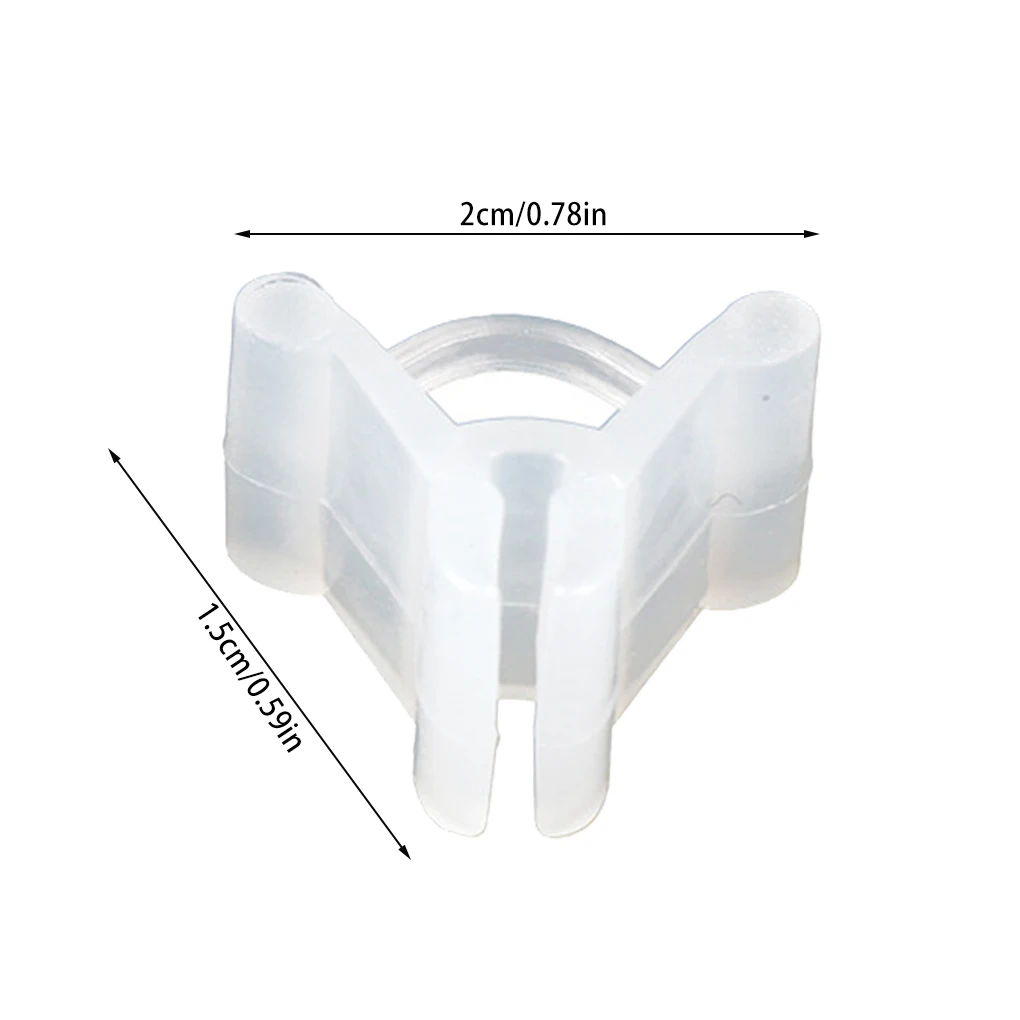 100 szt. Plastikowy klips do zacisku na rośliny łączy zacisk na narzędzia ochrona wielokrotnego użytku winorośl pomidora kwiat truskawki