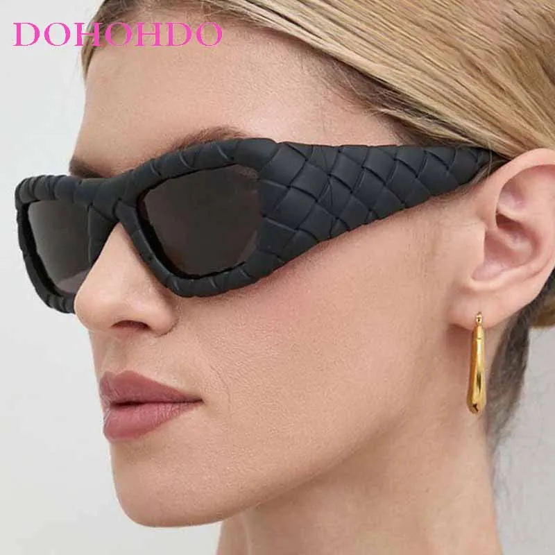 Punk Square Thick Frame Women's Sunglasses Luxury Design Fashion Men Sunglass Drive Travel Party Windproof Goggles Lentes UV400