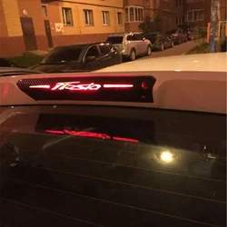 Pegatinas de fibra de carbono para Ford Fiesta, calcomanías traseras, lámpara de freno de parada de montaje alto, accesorios de estilo de coche