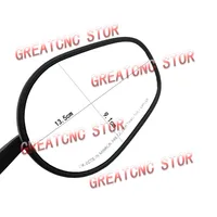 E24 Mirror Bar End Motorcycle Rearview Mirror Universal For BMW R1250GS R1200GS For Kawasaki Z1000 Z750 For Honda CB1000R CB600F 3