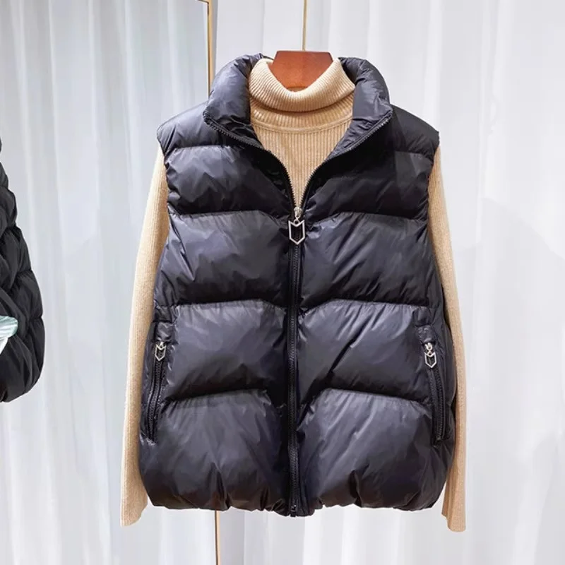 

plus Size Winter Vest Women's Casual Svel Outerwear College Sle Jaet Large Code Faion Commute Korean Sle