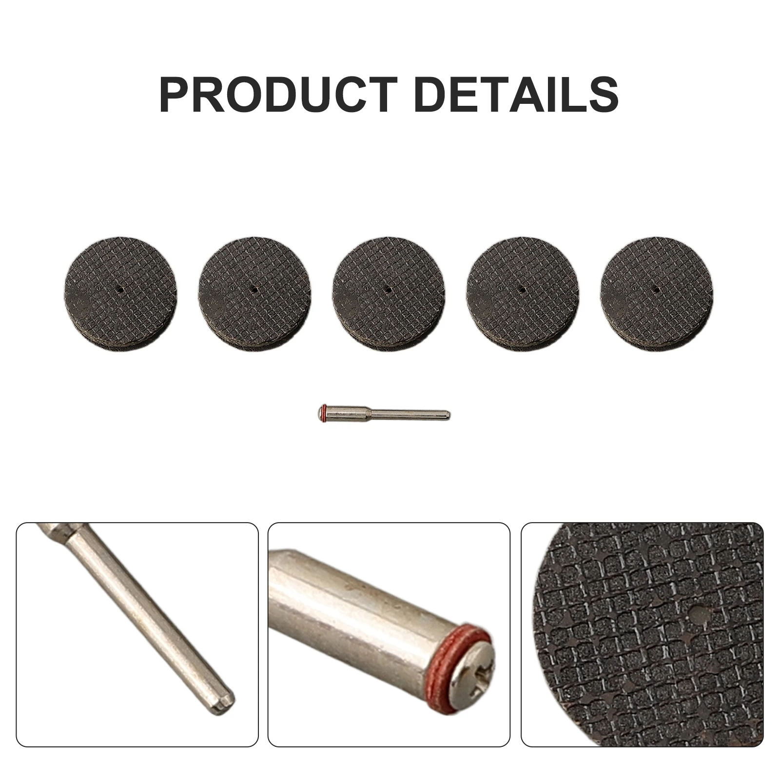 Disc Grinding Wheels Resin Rotary Tool Wheel Disc 1/8 Inch 26pcs/set Cutting Wheel Discs Saw Set Fiberglass Reinforced