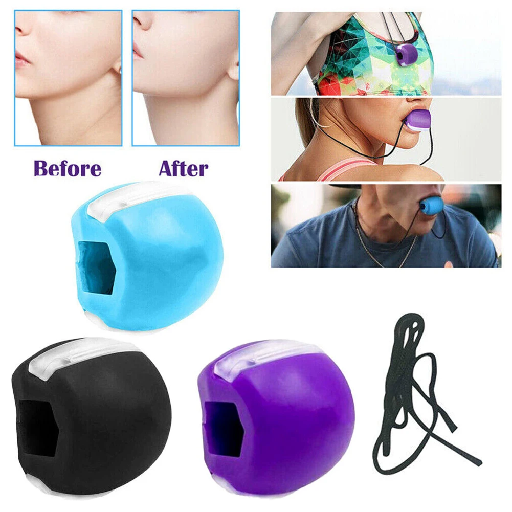 Silicone Chews Jawline Trainers Lightweight Muscle Shape Tool For Women Men