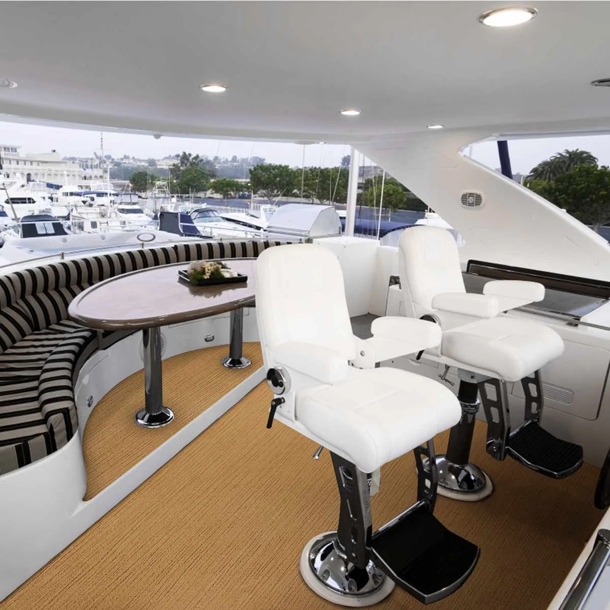 Revêtement de Sol Auto-Adhésif en Mousse de Teck OligFoam, Faux, Marine, Gris, Marron, Accessoires pour Pont de Bateau, 2300x900x5mm